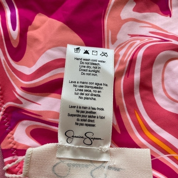 Jessica Simpson Femme multi good vibration high waist bikini bottom sexy S - Picture 6 of 7